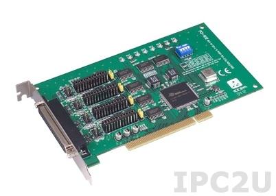 PCI-1612B-DE Universal PCI адаптер 4xRS-232/422/485 разъем DB37 Female, c защитой от перенапряжения, OPT4A кабель 1xDB37 в 4xDB9 Male