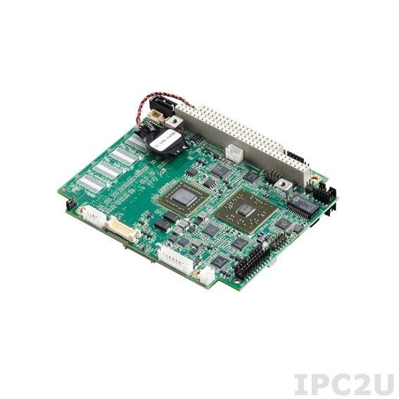 PCM-3356Z2-2GM0A2E PC/104 процессорная плата с AMD T16R 615МГц, 2Гб RAM, VGA/LVDS, 2xGB LAN, 3xCOM, 4xUSB, -40..+85