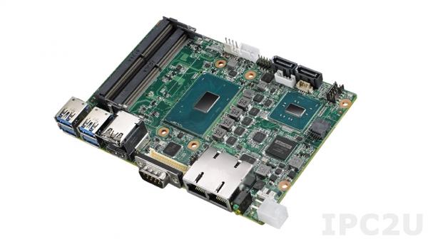 MIO-5391C3-U1A1 Процессорная плата формата 3.5&quot; с Intel Core i3-7102E 2.1ГГц, чипсет Intel QM175, DDR4, LVDS, 2xHDMI, 2xGbE LAN, 2xCOM, 1xCAN, 6xUSB, SMBus, I2C, M.2 E-Key