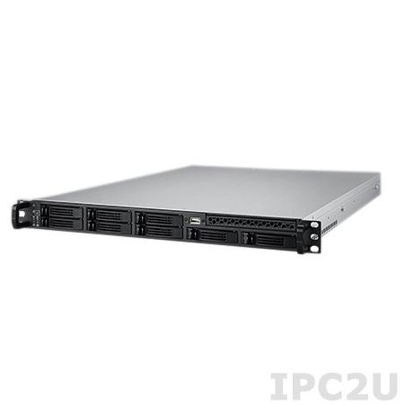 HPC-7180-00A1E 19&quot; корпус 1U, для ATX/CEB/EATX плат, отсеки 8 x 2.5&quot; SAS/SATA/SSD с горячей заменой, 1 полноразмерный слот расширения PCI-E x16, без источника питания