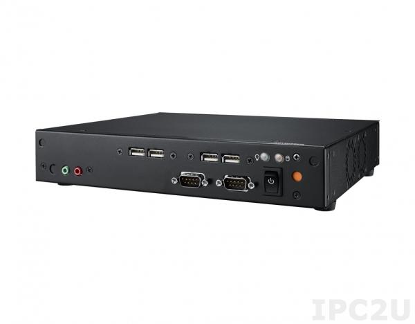 EPC-T22855A-00Y0E Компактный промышленный компьютер, Intel Core i5-6500TE 2.3ГГц, DDR4, DP, HDMI, 2xGbE LAN, 2xCOM, 4xUSB 3.0, 4xUSB 2.0, без ОС, без адаптера питания, 12В DC-in