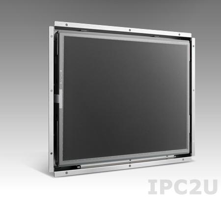IDS-3112R-60XGA1E 12.1&quot; XGA LED Open Frame монитор, 600 нит, резистивный сенсорный экран, VGA, DVI-D, 1xUSB, 1xRS-232, вход питания 12В DC, экранное меню