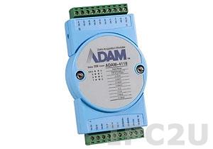 ADAM-4118-C Модуль ввода, 8 каналов аналогового ввода сигналов с термопар, Modbus RTU/ASCII