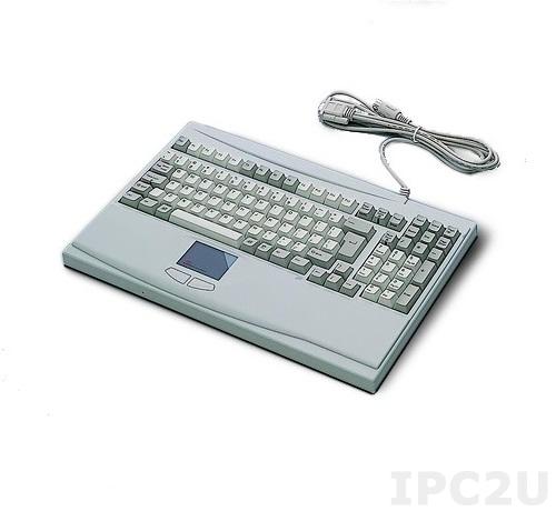 IPC-KB-6307 Настольная компактная клавиатура с сенсорной панелью, 105 клавиш, раскладка англ.яз