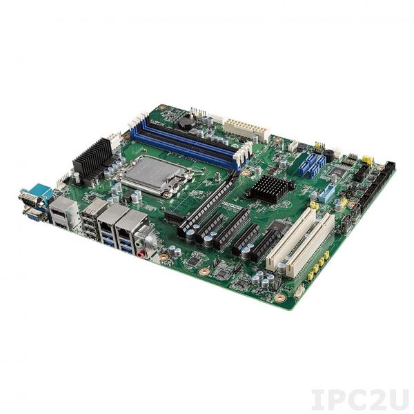 AIMB-788 Процессорная плата ATX, сокет LGA1700 для Intel Gen 12 Core i3/i5/i7/i9/Pentium/Celeron, 4xDIMM DDR4-3200, DP/HDMI/VGA, 2xGbE LAN, SATA RAID 0, 1, 5, 10, USB 3.2(Gen2), поддержка Intel vPro, AMT & TPM