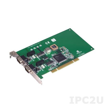 PCI-1680U-BE Universal PCI адаптер 2xCAN, 2xDB9 Male c изоляцией