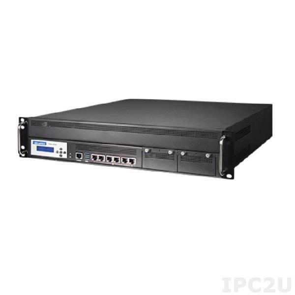 FWA-4030HL-00A1S Сервер сетевой безопасности 2U, Intel Core i3/i5/i7 6th Gen, Xeon E3-1200 v5/v6, H110, 2x288-pin DDR4 2133/2400MHz UDIMM ECC, HDMI, DVI, 6xGbE/2x bypass, 2x3.5&quot; SATA, 1xNMC, 2xUSB 3.0, 1xmSATA, источник питания 300 Вт AC