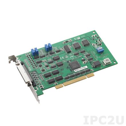 PCI-1711U-CE Плата ввода-вывода Universal PCI, 16SE AI, 2AO, 16DI, 16DO
