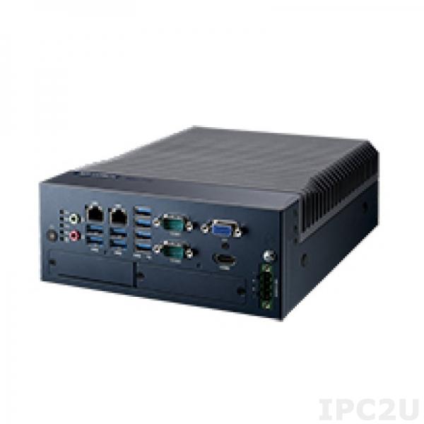 MIC-770W-20A1 Безвентиляторный компактный компьютер с сокетом LGA1151 для Intel Core i3/i5/i7, Intel W480E, DDR4, VGA/HDMI, 2xGB LAN, 2xRS-232/422/485, 4xUSB 2.0, 4xUSB 3.0, 1xMini-PCIe/USIM, mSATA, 1x2.5&quot; HDD, Audio, 9...36В DC, -10...40C