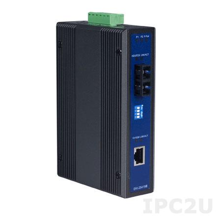 EKI-2541MI-AE Конвертер 10/100TX Ethernet в SC оптоволокно, Multi Mode, -40...75C