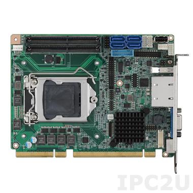 PCE-4129G2-00B2E Процессорная плата Half-Size PICMG 1.3, сокет LGA1151 для Intel 6th gen Core i7/i5/i3 с DDR4 2133/1866МГц SO-DIMM, VGA, DVI-D, DP, 2xGbE LAN, 2xCOM, 2xUSB 3.0, 7xUSB 2.0, 4xSATA III, LPT, GPIO, 1xPCIe x16, 1xPCIe x4, 12VDC-in, в комплекте кабели SATA, SATA power, COM, LPT, KB/MS, 4-port USB, 2-port USB, мануал, CD с драйверами