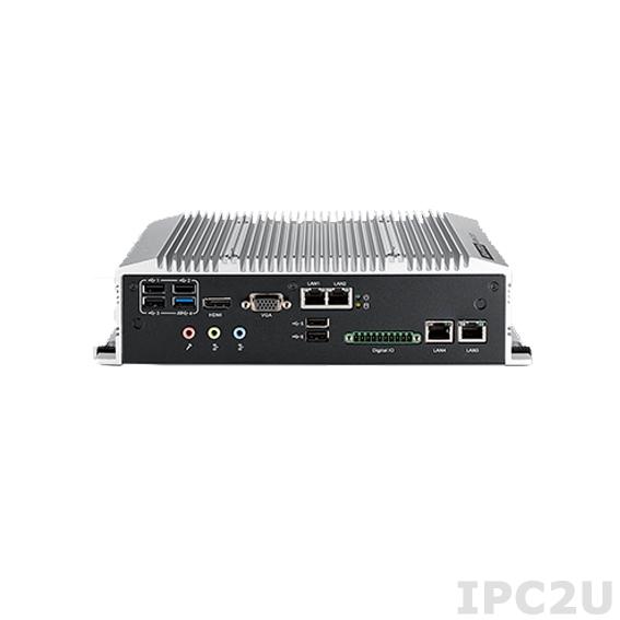 ARK-2121F-U0A1E Компактный компьютер c Intel Celeron J1900 2ГГц, до 8ГБ DDR3L, VGA, HDMI, 2xGb LAN, 6xCOM, 7xUSB, Audio, mSATA, отсек для 2.5&quot; SATA HDD,2xMini-PCIe, 9...36В DC