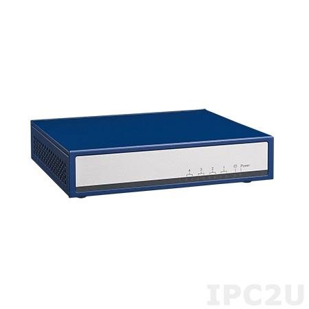 FWA-1330B-00E Компактный сервер сетевой безопасности, Intel Celeron N2807 1.58 ГГц, 1x204-pin 4 Гб DDR3L 1066/1333/1600 МГц SODIMM, 4xGbE/2х LAN Bypass, 1x2.5&quot; SATA, 1xmSATA, 2xUSB 2.0, питание 100-240 В DC, 40 Вт