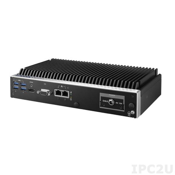 ARK-2250L-U6A1E Компактный компьютер c Intel Core i7-6600U 2.6ГГц, до 16Гб DDR3L, VGA, HDMI, 2xGb LAN, 4xCOM, 6xUSB, Audio, отсек для 2.5&quot; SATA HDD, mSATA, SIM, 2xMini-PCIe, 12В DC, -20...+60C