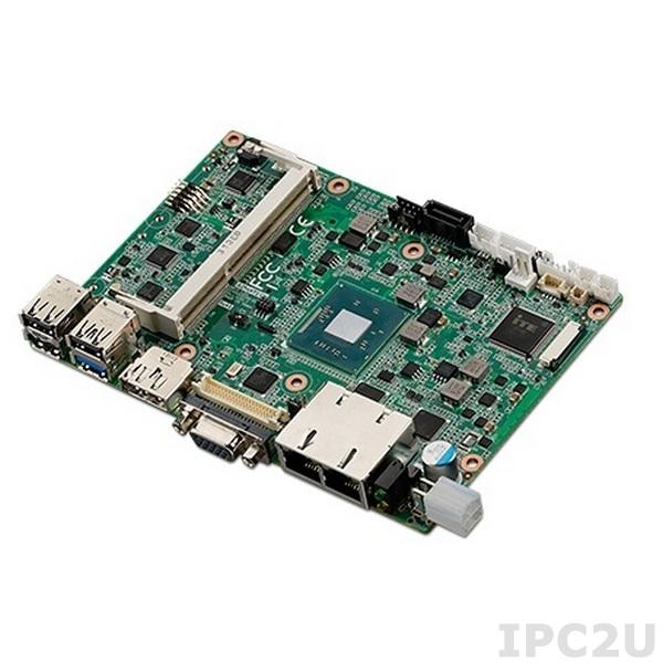 MIO-5251JZ-2GA1E Процессорная плата фомата 3.5&quot; Intel Celeron J1900 2ГГц, DDR3L,VGA, LVDS, eDP, HDMI, DP, 2xGB LAN, 4xCOM, USB 3.0, Mini PCIe, mSATA, MIOe, Audio, -20...+80C