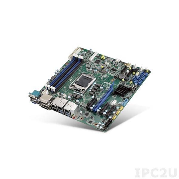 ASMB-585G2-00A1E Серверная плата MicroATX дляIntel Xeon E3(v5/v6) и Intel Core i3/i5/i7 (6th/7th), LGA1151, Intel C236, DDR4, 2xGB LAN, 6xUSB 3.0, 6xUSB 2.0, 1xPCIe x16, 3xPCIe x4, SMBus