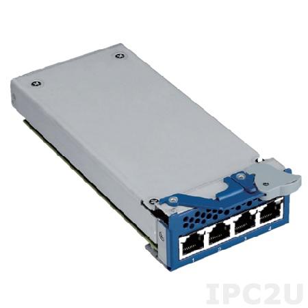 NMC-0107-10E Коммуникационный модуль 4xGbE LAN Bypass, 1xPCIe x4, Latch type, 12VDC